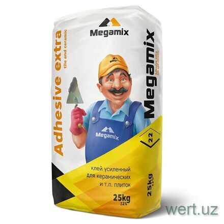 Клей усиленный Megamix Adhesive exstra (25 кг)