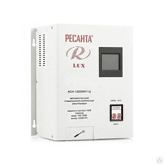 Стабилизатор АСН-12 000 Н-1-Ц Ресанта Lux_3