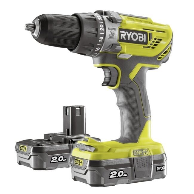 Аккумуляторный дрель Ryobi R18PD3-220S