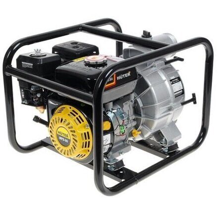 Бензиновая мотопомпа Huter MP-80 — 7 л.с., 900 л/мин, напор до 30 м