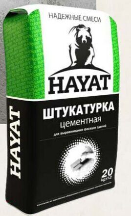 Смесь сухая растворная штукатурная 20 кг