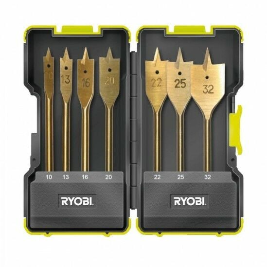 Набор перьевых свёрл 8 предметов Ryobi RAK07SB