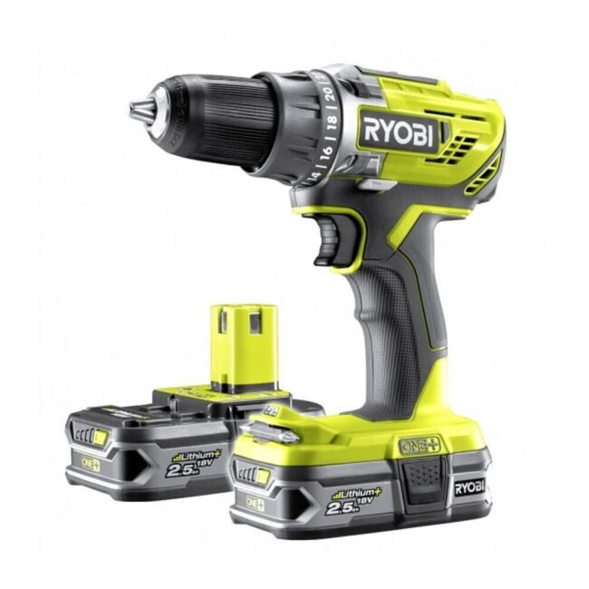 Аккумуляторный дрель-шуруповерт Ryobi R18DD3-225S ONE+