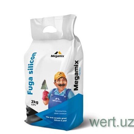 Заполнитель швов Megamix FUGA SILICON 2кг
